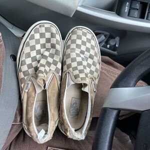 Vans Checkerboard Slip On Sneakers